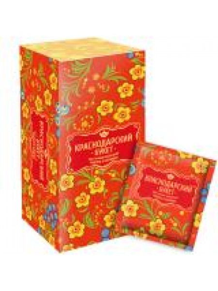 Чай черный байховый с чабрецом и душицей ТМ "Краснодарский букет" 25*2гр. 1*22 Чай черный байховый с чабрецом и душицей ТМ "Краснодарский букет" 25*2гр. 1*22